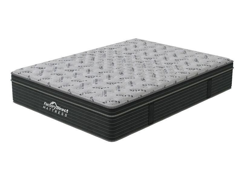 Angle View Cool Comfort Pillow Top Hybrid Mattress 