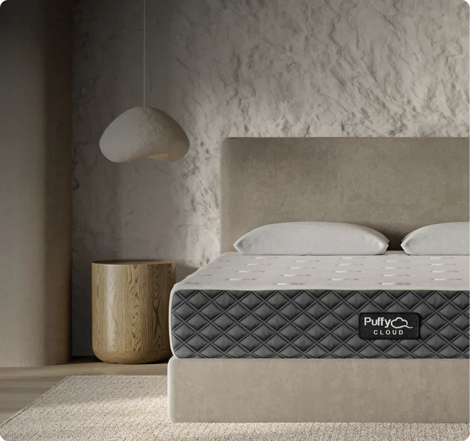 Room shot cloud memory foam mattress